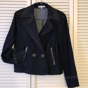 🎄ELEN TRACY Denim Blazer/ Jacket size: Large